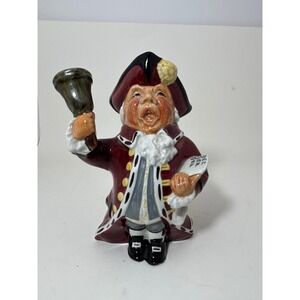 Roy Kirkham Staffordshire Town Crier‎ Character Toby Jug Hand Painted England